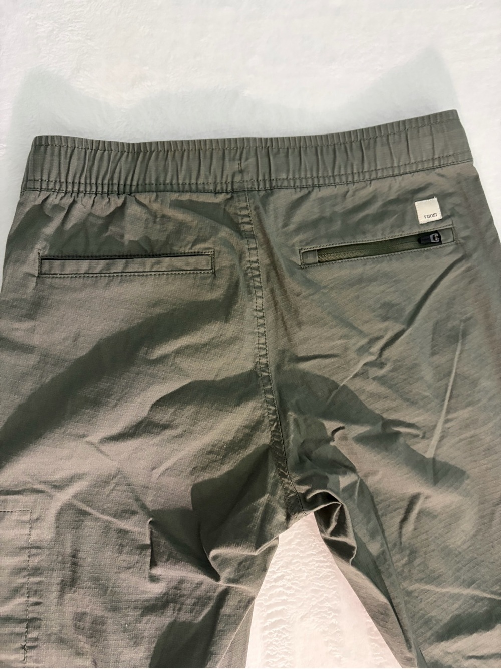 Vuori Ripstop Olive Drawstring Utility Pants - Picture 8 of 8